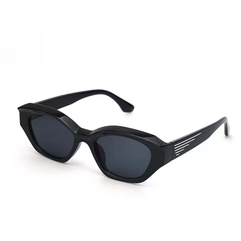 Women's designer sunglasses with distinctive polygonal frame and UV protection Kalsten