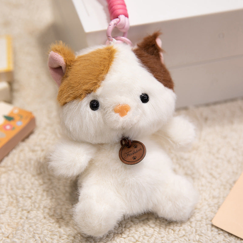 Plush Bunny Bag Charm Keychain with Long Floppy Ears and Clip Kalsten