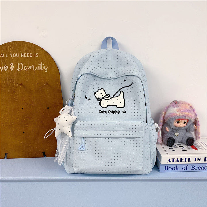 Cute Puppy-Themed School Backpack Kalsten
