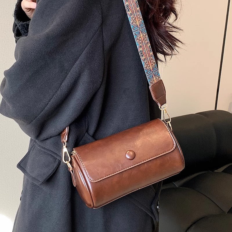 Retro Leather Crossbody Bag Kalsten