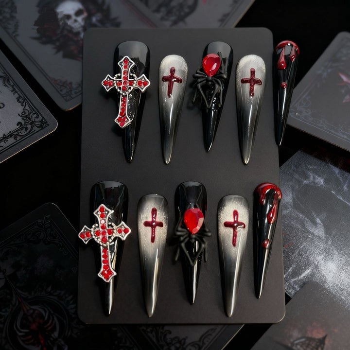Artistic Press-On Nails