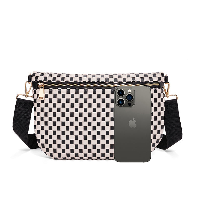Stylish Woven Crossbody Bag Kalsten