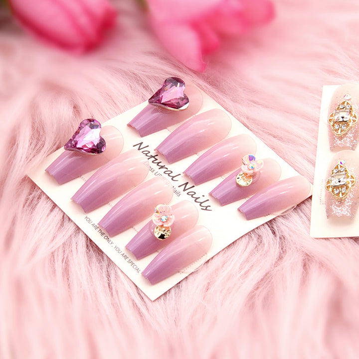Elegant Pre-Designed Press-On Nail Set Kalsten