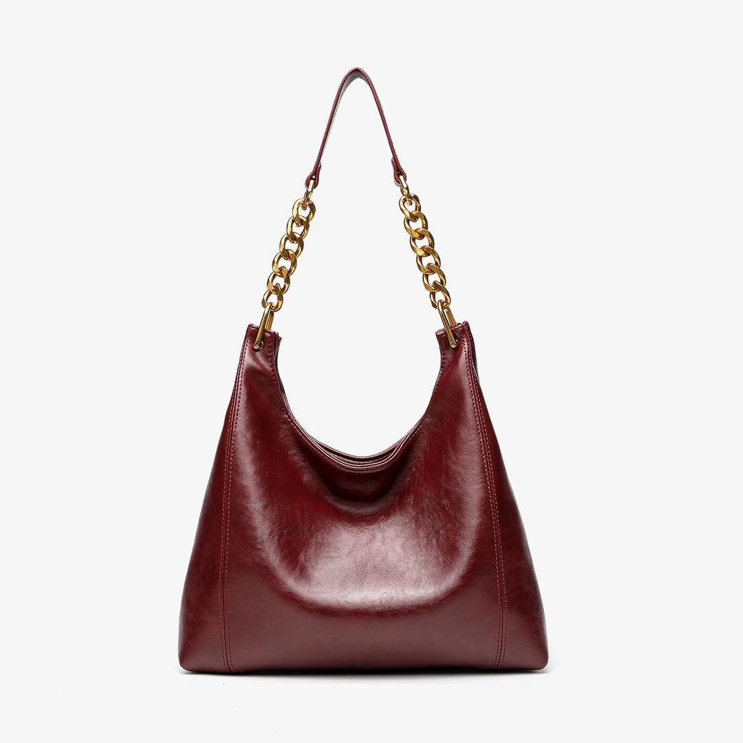 Chic Luxury Leather Shoulder Bag