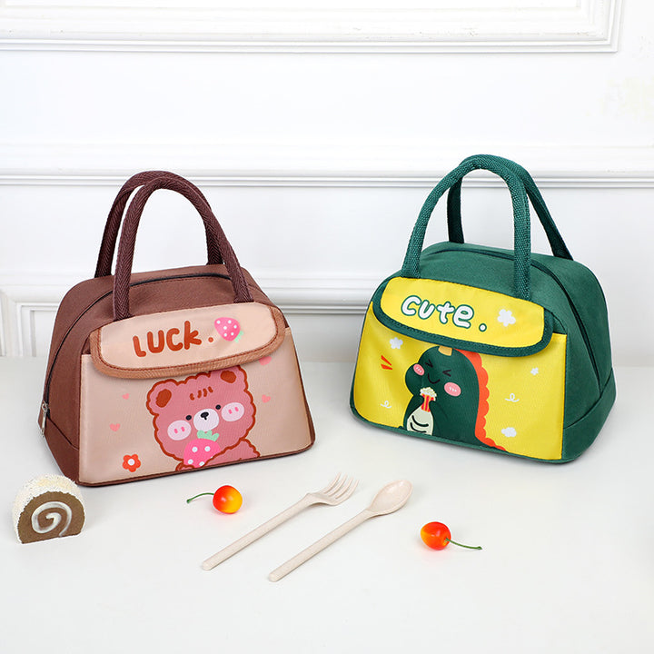 Cute Animal Character Insulated Lunch Bag