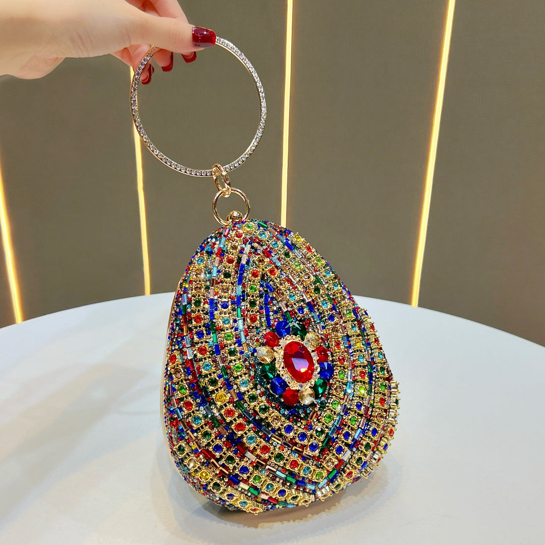 Decorative Rhinestone Handheld Clutch