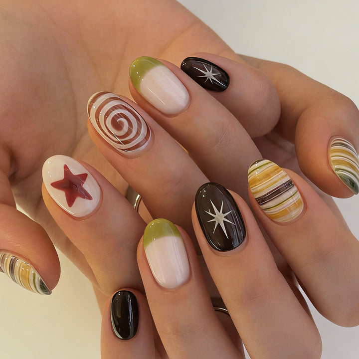 Artistic Themed Nail Art Set Kalsten