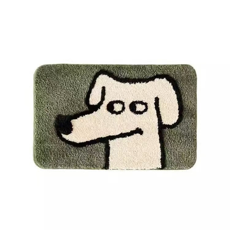 Cartoon Dog-Themed Area Rug Kalsten