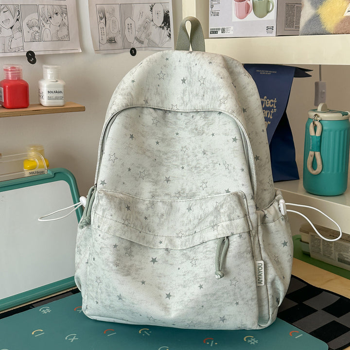 Stylish Star-Print Backpack Kalsten 1791205508