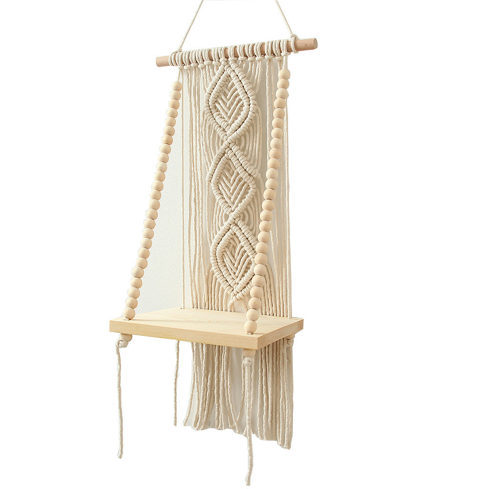 Decorative Macramé Swing Shelf Kalsten