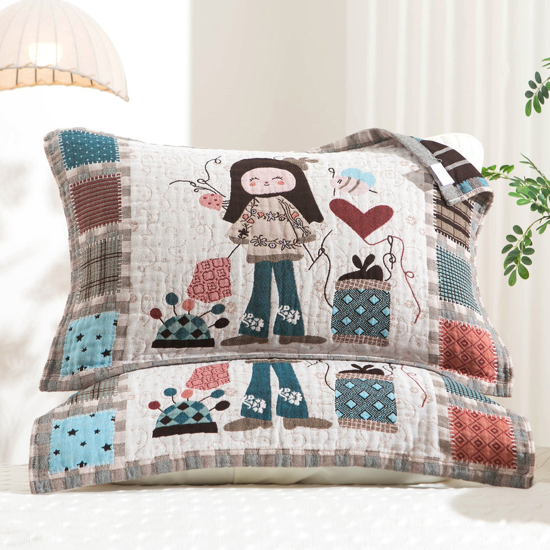 Women's pillowcase with cute dinosaur motif Kalsten