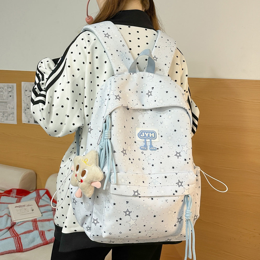 Stylish Star-Printed Backpack Kalsten 1791205440
