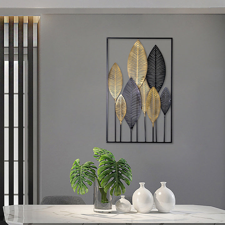 Artistic Metal Leaf Wall Sculpture Kalsten