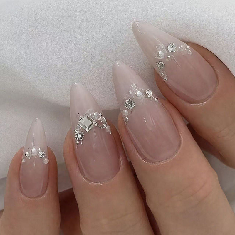 Elegant Decorative Stiletto Nail Enhancements Kalsten