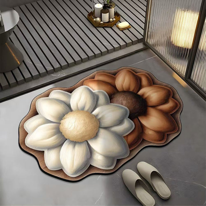 Floral Design Area Mat Kalsten