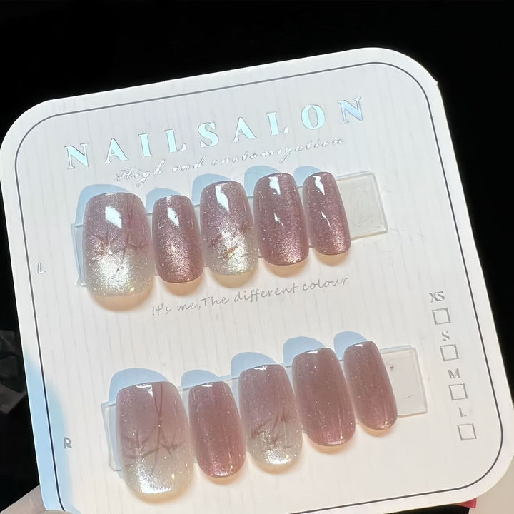 Glossy Ombre Press-On Nail Set Kalsten