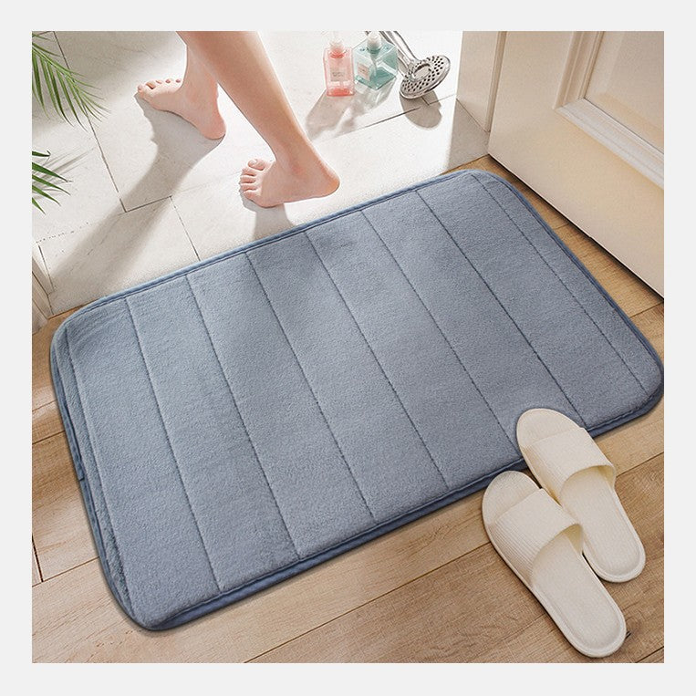 Plush Bathroom Mat Kalsten