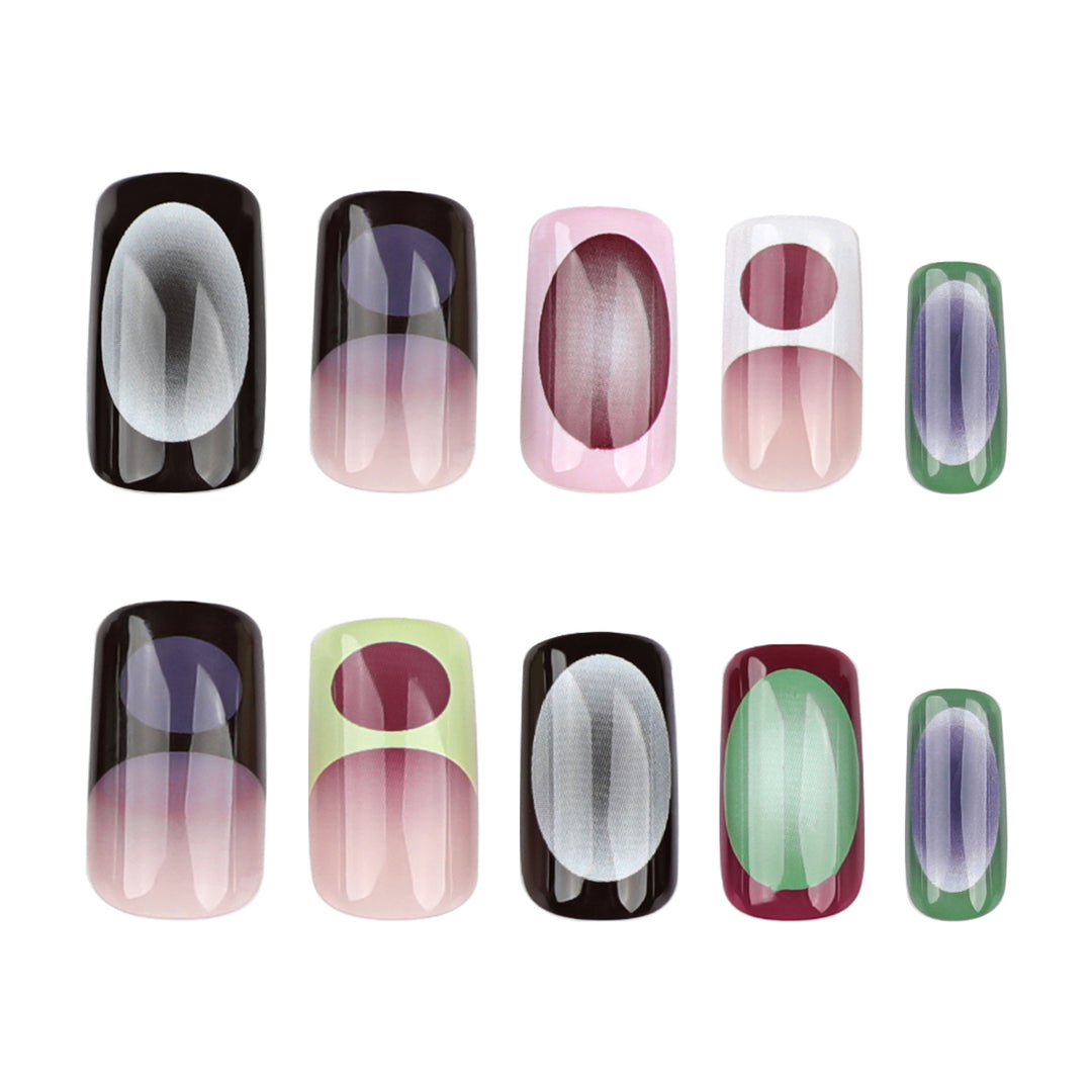 Artful Nail Art with Geometric Designs Kalsten