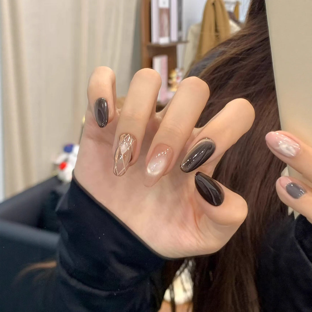 Stylish Design Press-On Nail Art