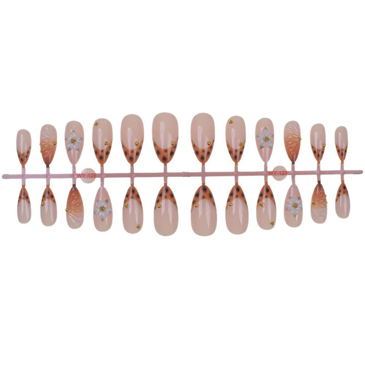 Decorative Floral Press-On Nail Set Kalsten 1787294358