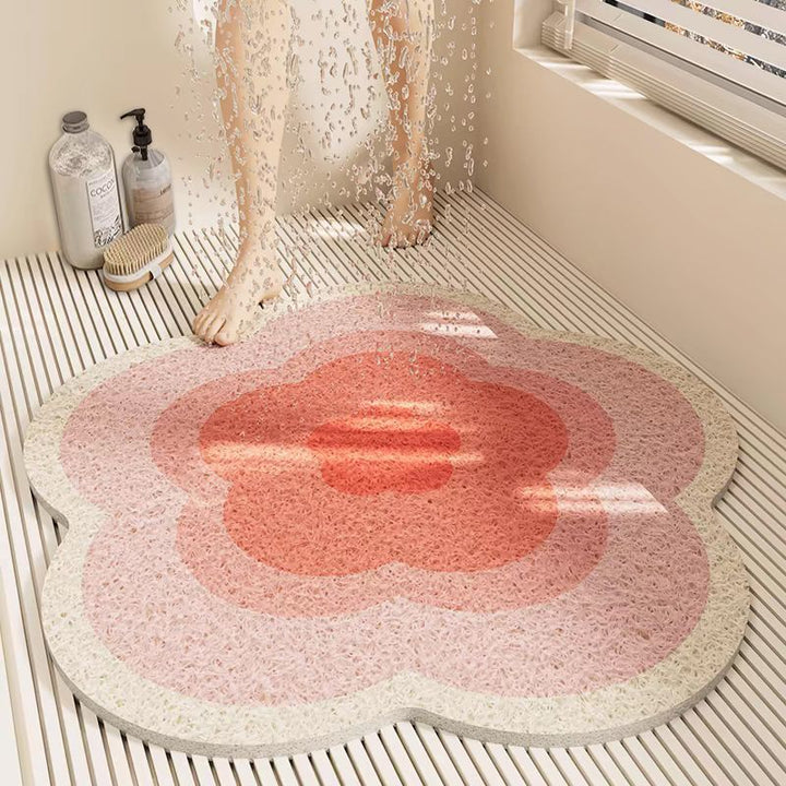 Floral Shaped Bath Mat Kalsten