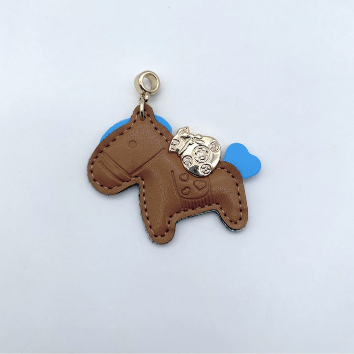 Animal-Shaped Leather Keychain Kalsten