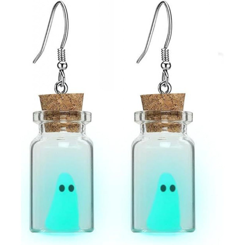 Ghost-In-A-Jar Dangle Earrings Kalsten