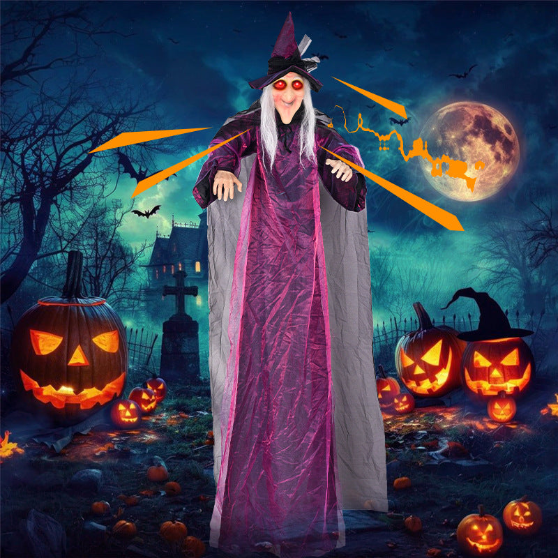 Spooky Animated Witch Decoration Kalsten
