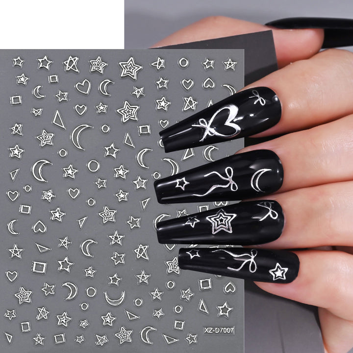 Floral Decorative Nail Art Stickers