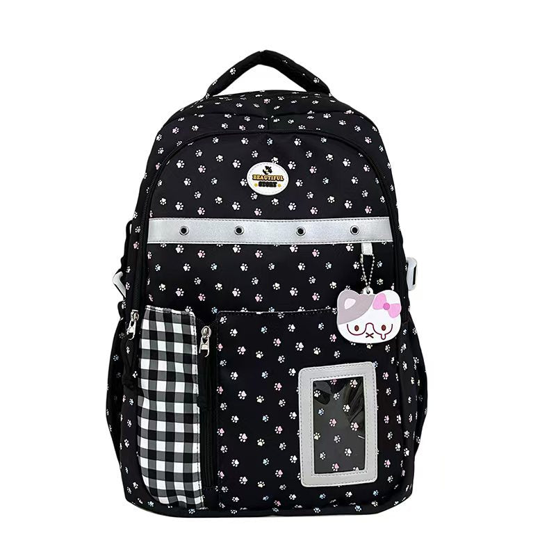 Multi-Pocket Patterned Backpack Kalsten