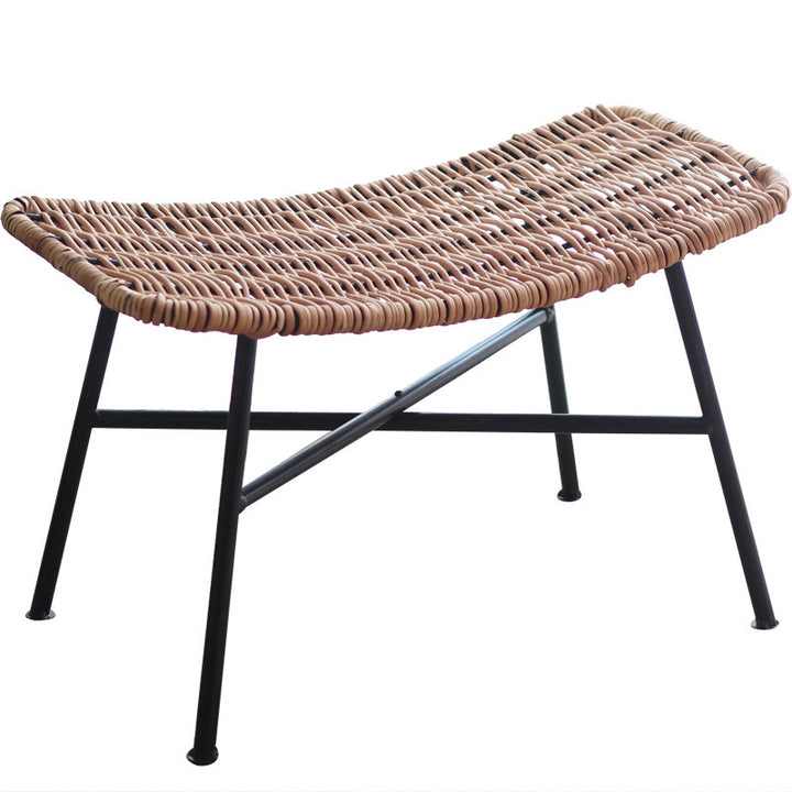 Modern Stool made of woven rattan Kalsten