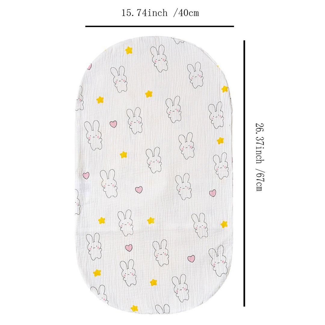 Cotton Muslin Crib Mattress Protector kalsten