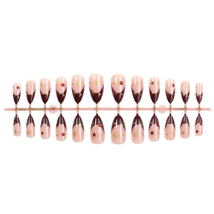 Artificial Nail Set with Glamorous Designs Kalsten