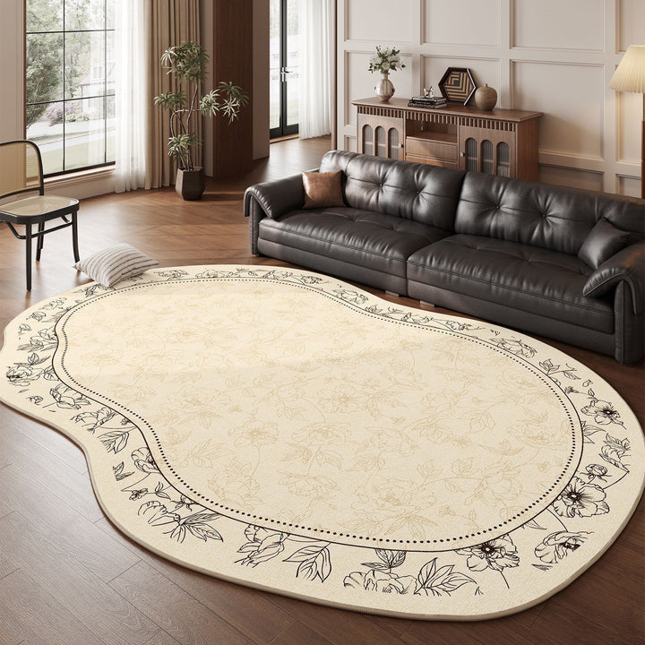 Floral Patterned Area Rug