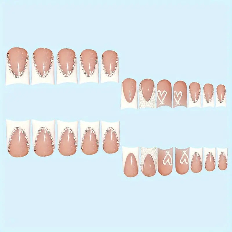 Decorative Press-On Nail Set Kalsten