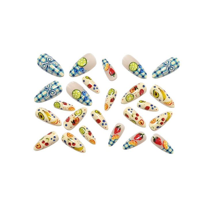 Creative Nail Design Set with Fruit Motifs Kalsten