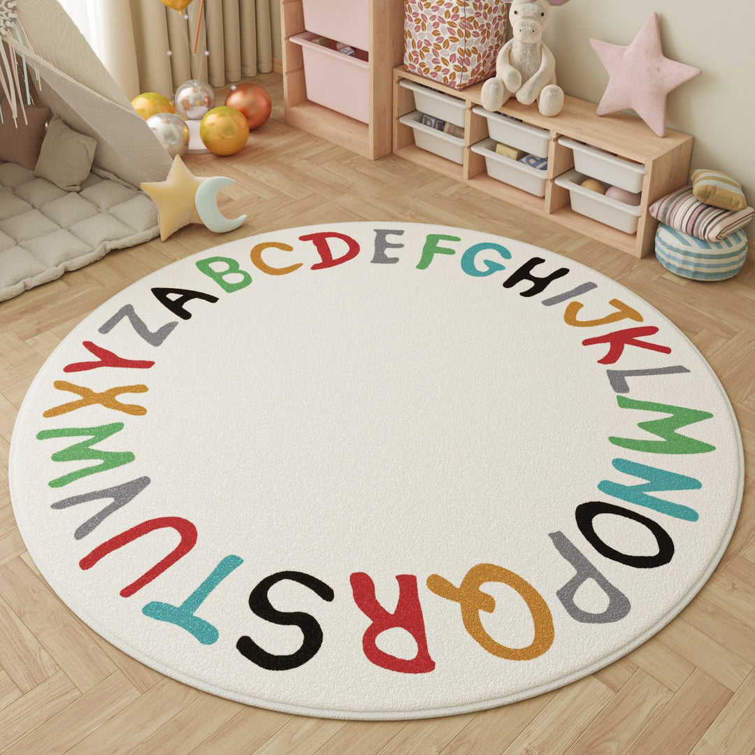 Children's Fun-Themed Round Area Mat Kalsten