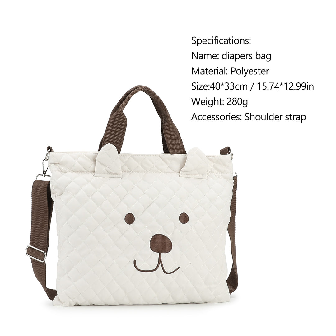 Teddy Bear Motif Tote Bag Kalsten