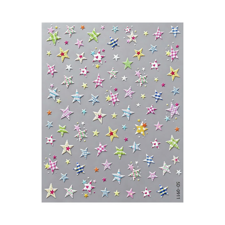 Decorative Star Nail Art Stickers