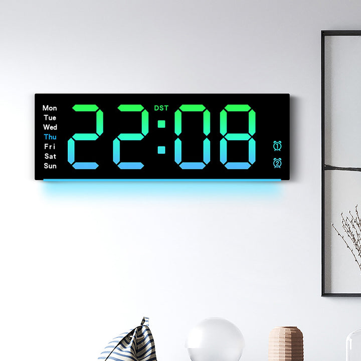 Digital wall clock with temperature sensor Kalsten