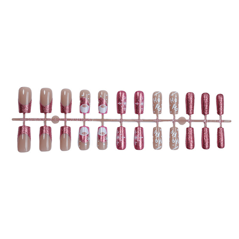 Festive Themed Press-On Nail Art Set Kalsten