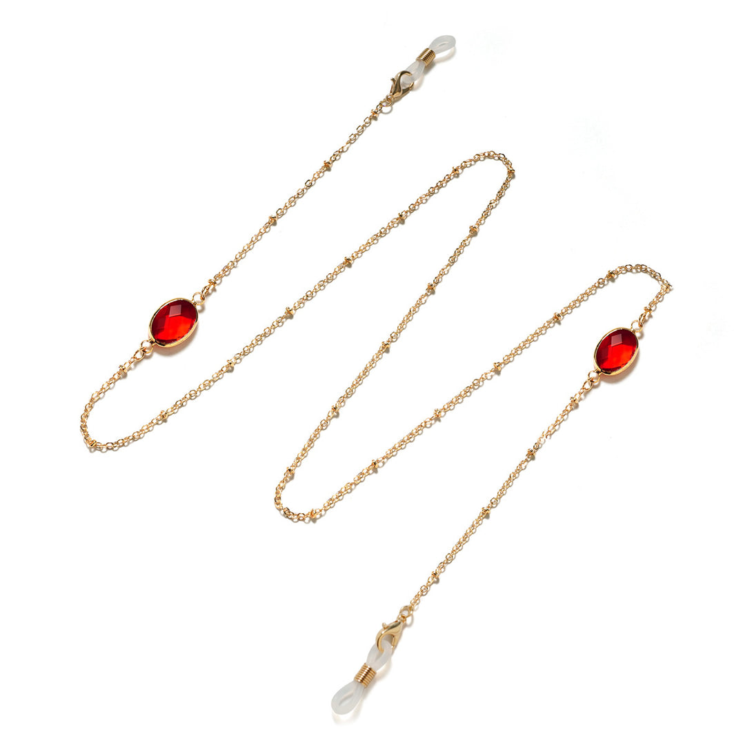 Elegant Gemstone-Embellished Eyewear Holder kalsten