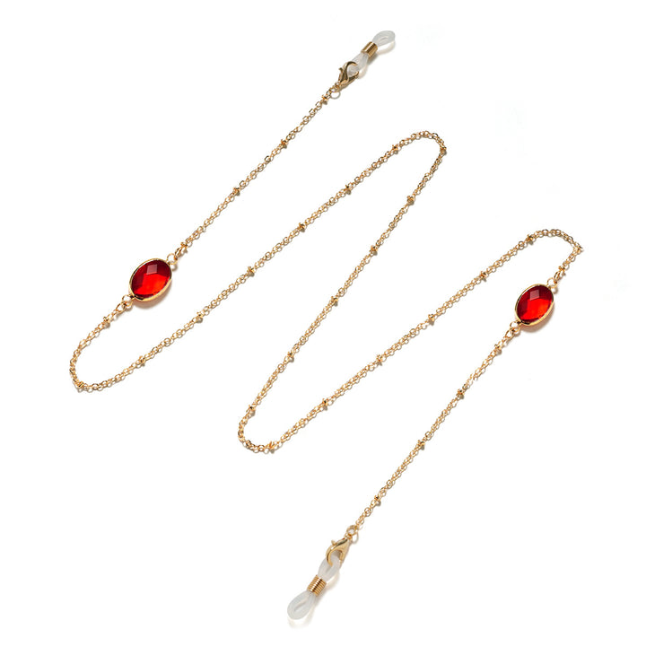 Elegant Gemstone-Embellished Eyewear Holder kalsten
