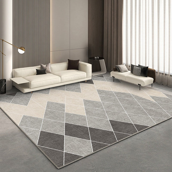 Geometric Pattern Area Rug Kalsten