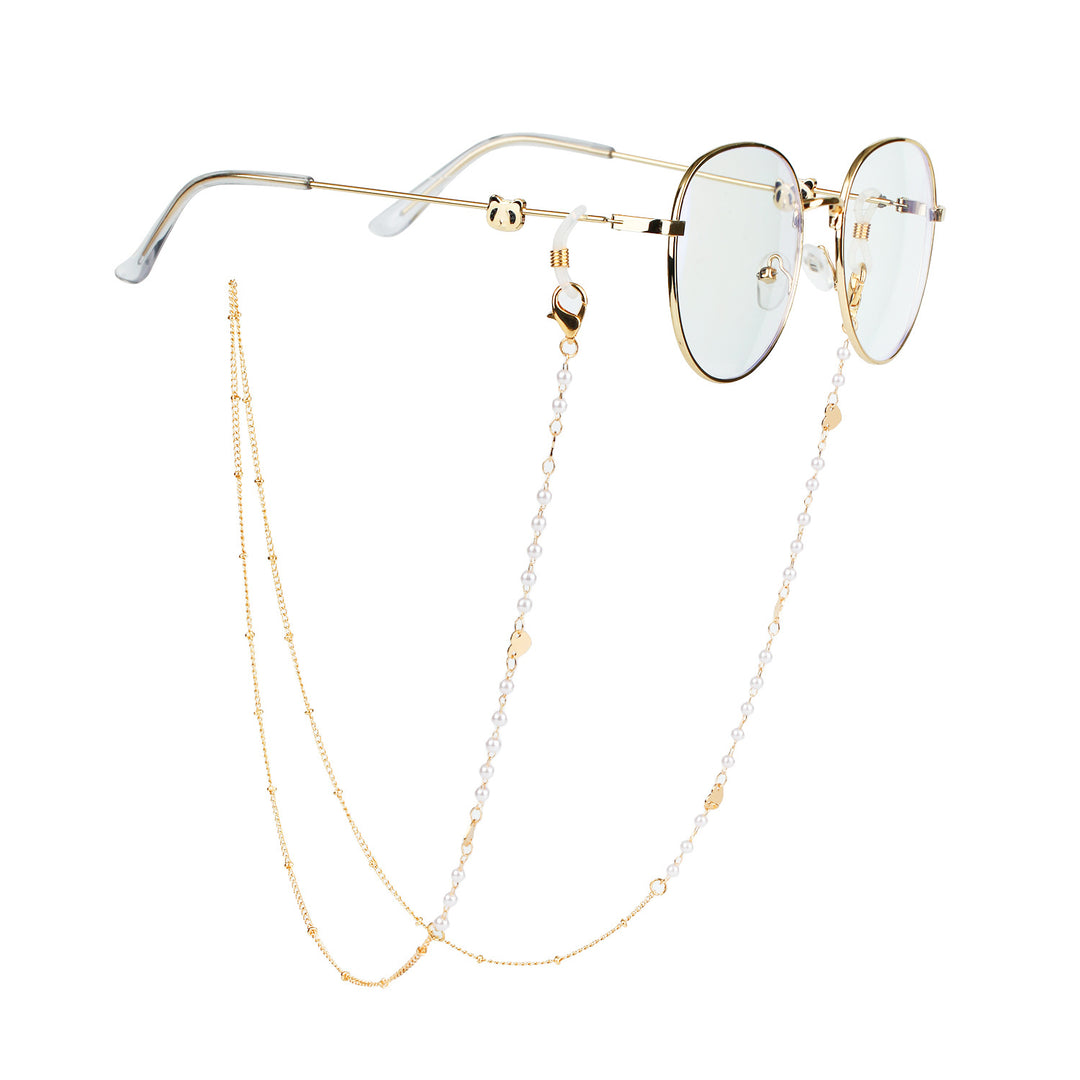Elegant Glasses Chain with Pearls and Accents Kalsten