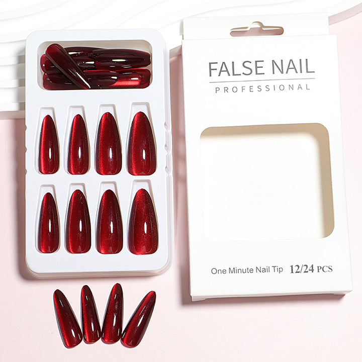 Stunning Glossy Press-On Nail Set Kalsten