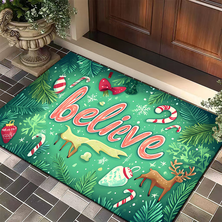 Festive Themed Welcome Mat