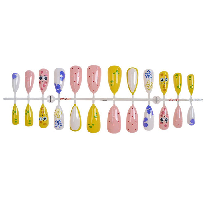 Whimsical Cartoon Press-On Nail Set Kalsten