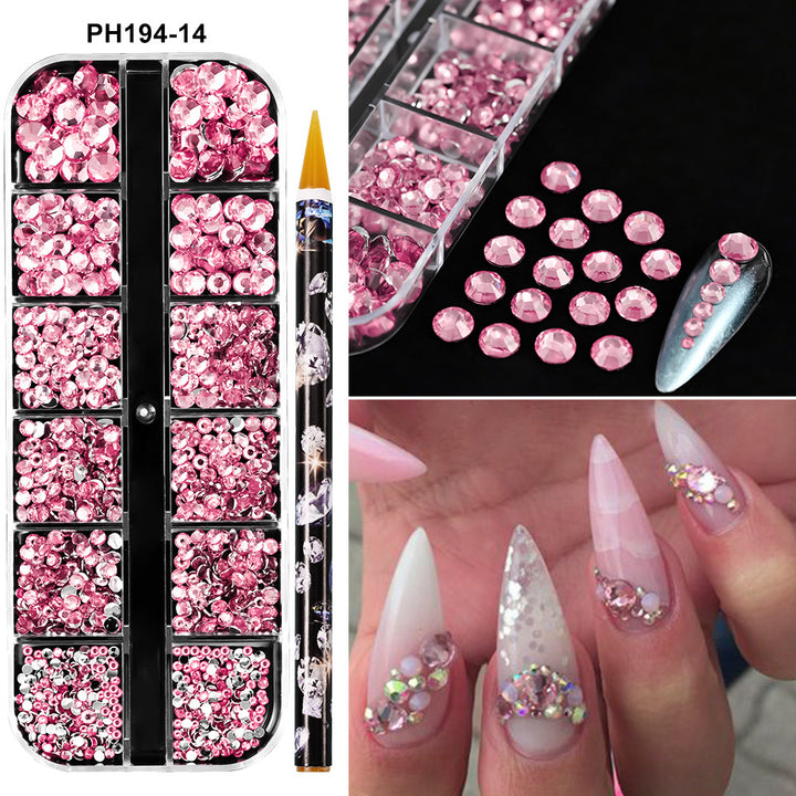 Premium Rhinestone Nail Art Decoration Kit