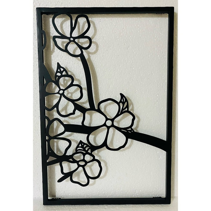 Decorative Floral Metal Wall Art Panel Kalsten